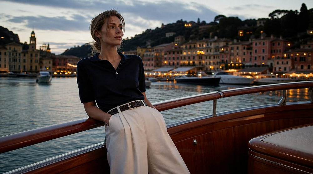The harbour at Portofino in the late afternoon
