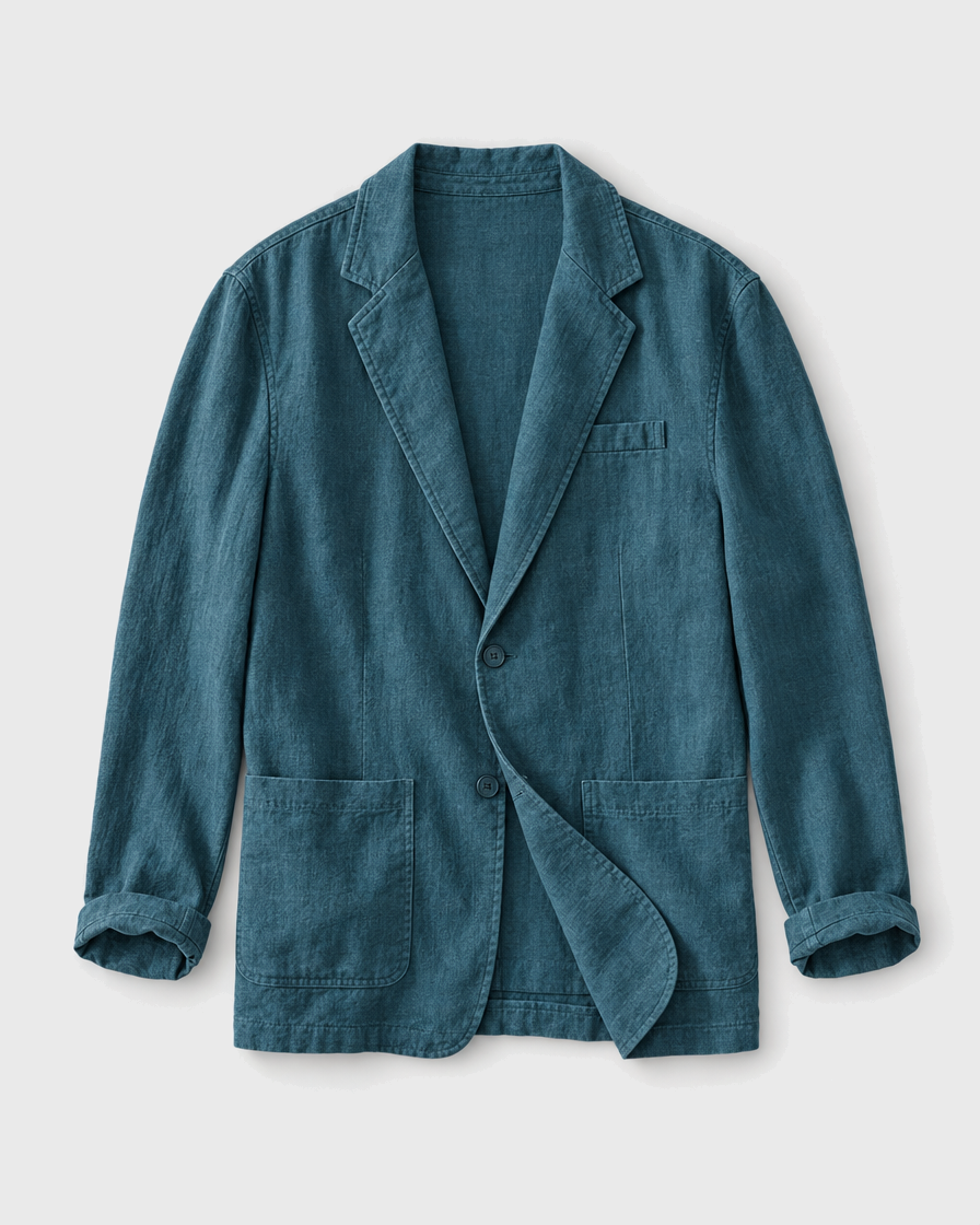 Flatlay Petrol Blue